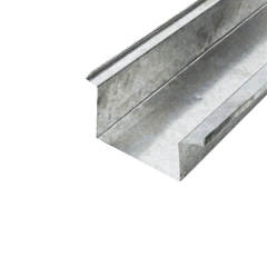 Canaleta galvanizada plegada