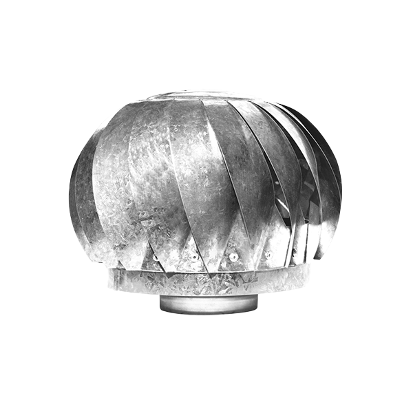 Extractor eólico de chapa galvanizada